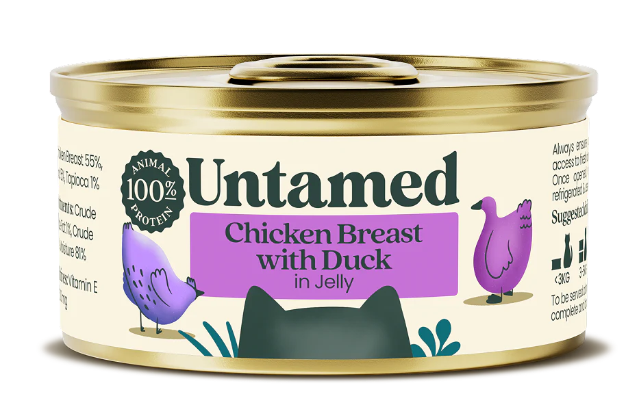 Untamed wet cat food- IN JELLY