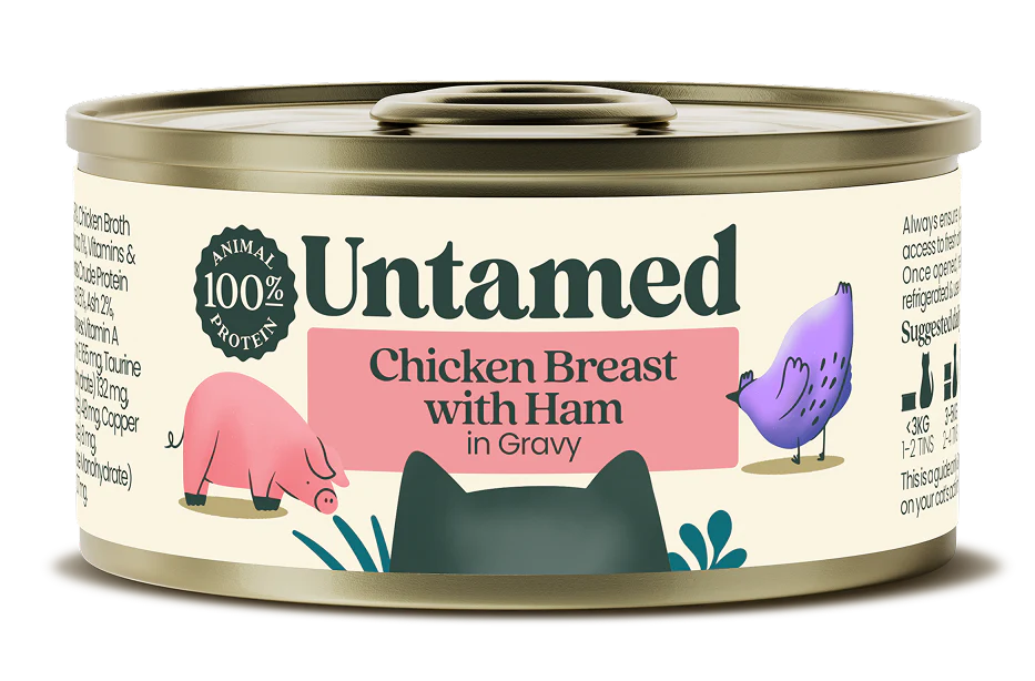 Untamed wet cat food- IN GRAVY