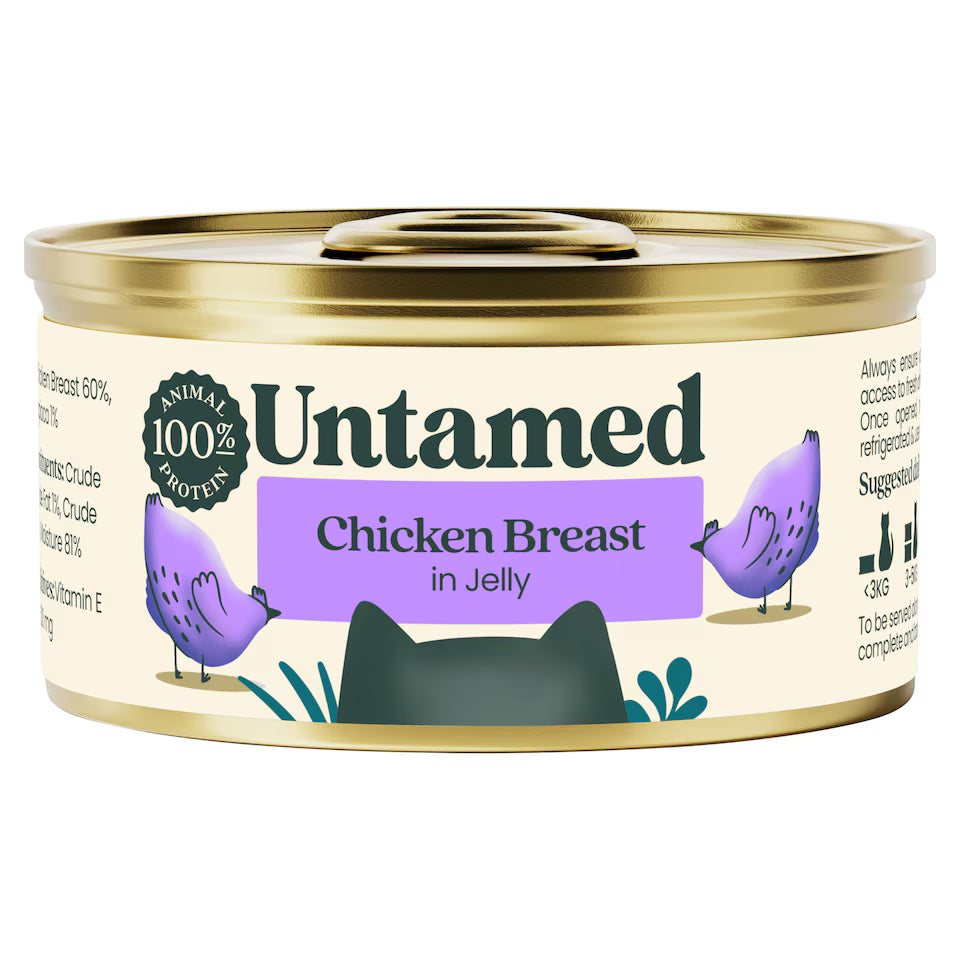 Untamed wet cat food- IN JELLY