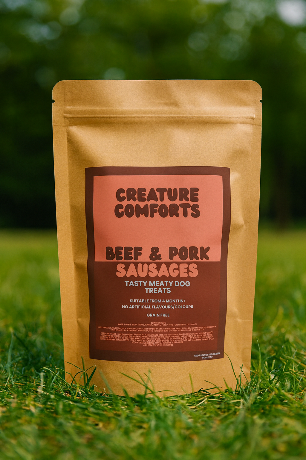 Beef & Pork Sausage Treats for Dogs- 100g