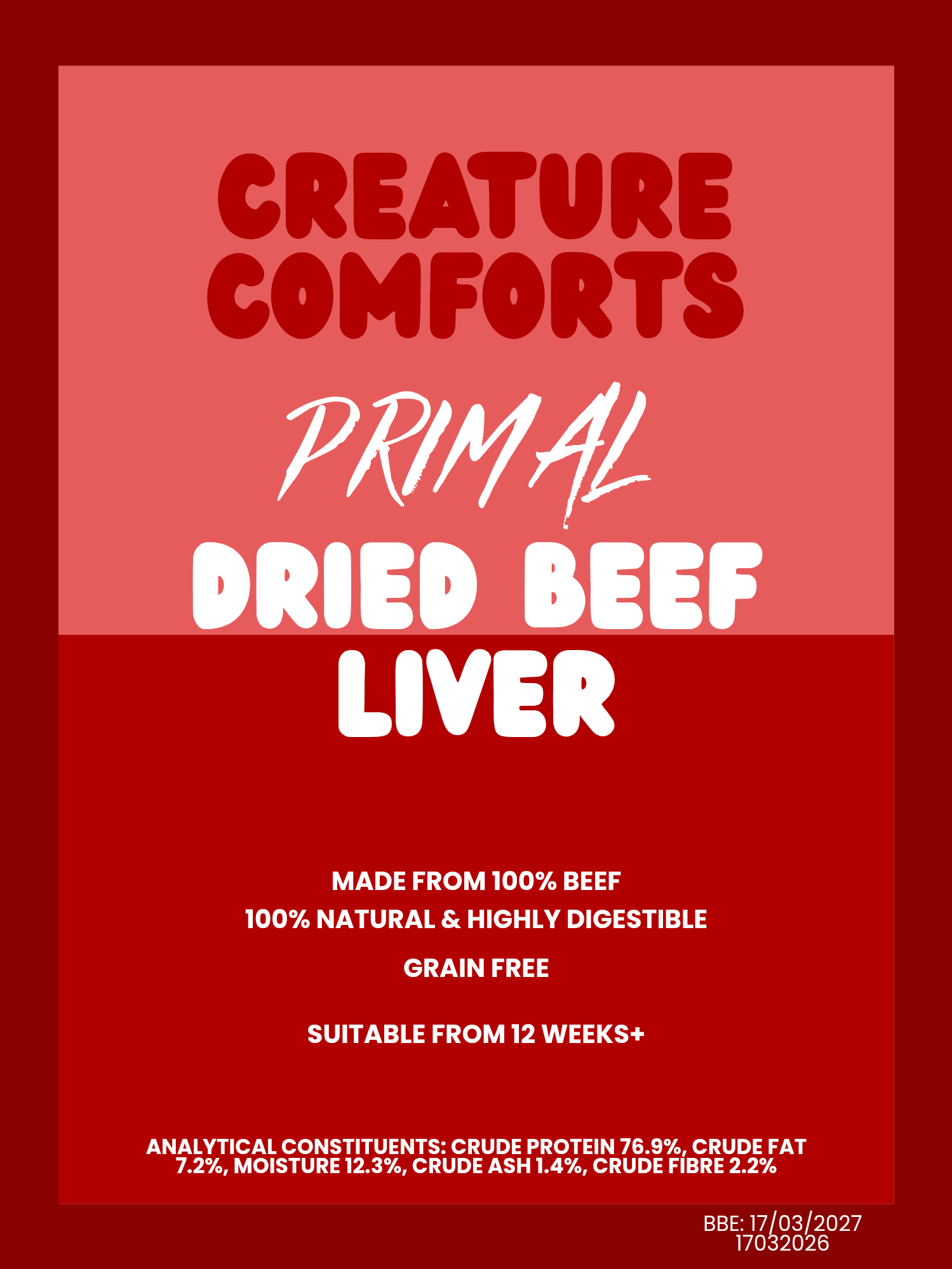Dried Beef Liver