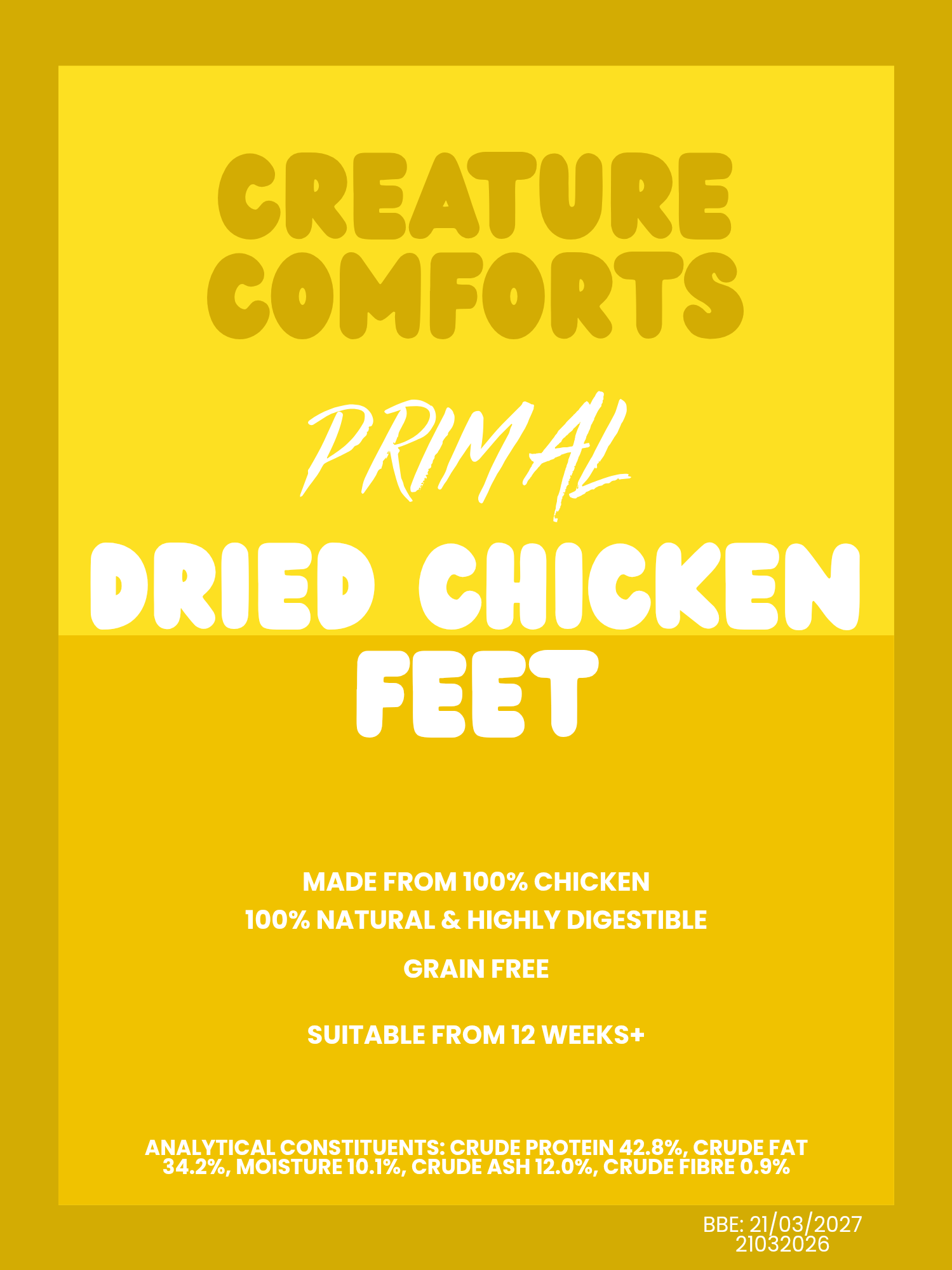 Dried Chicken Feet