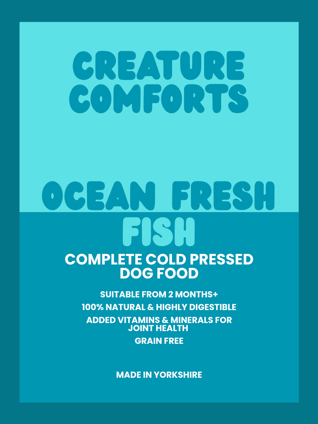 Ocean Fresh Cold Pressed Dog Food- Natural Omega-rich nutrition