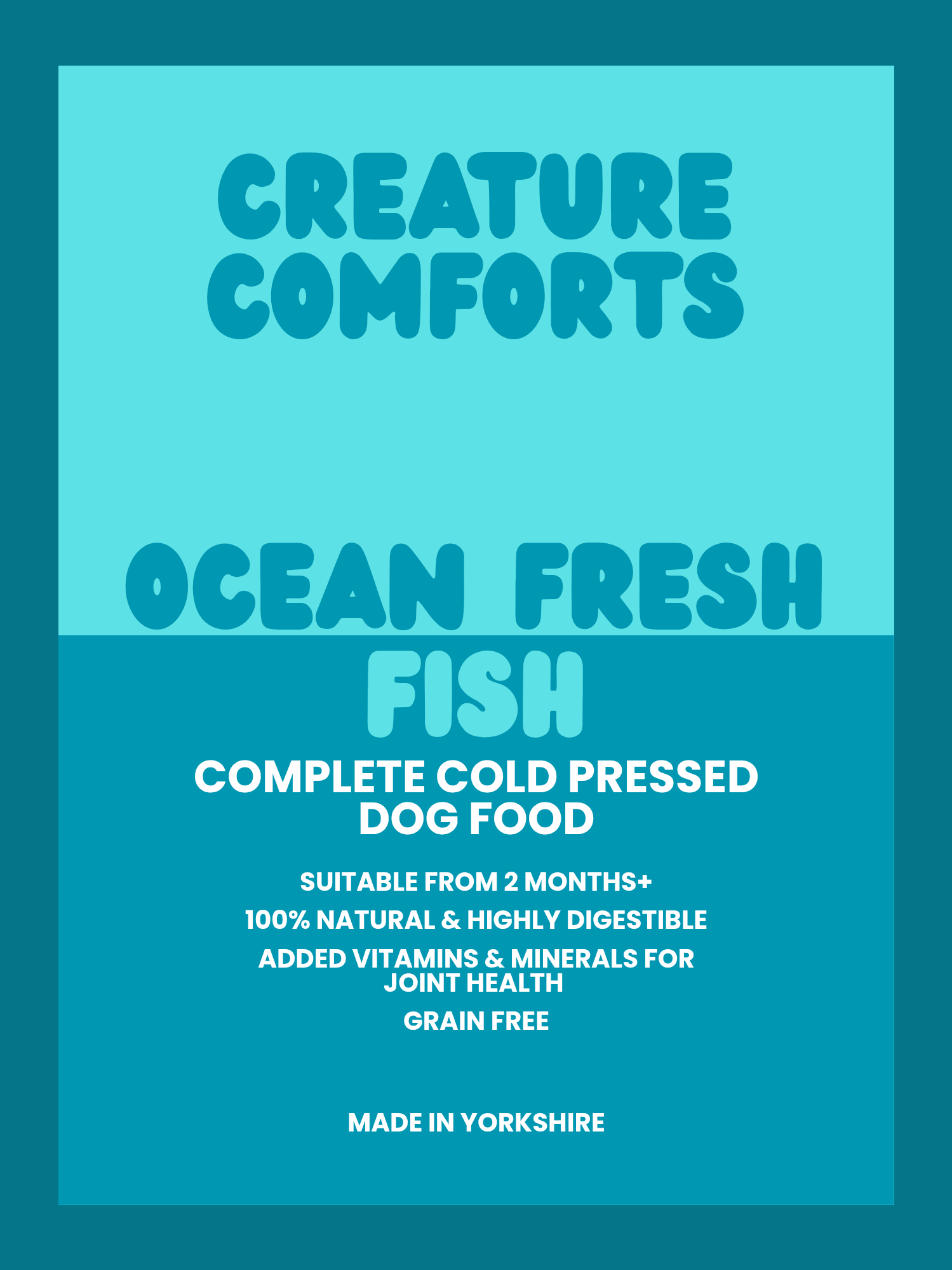 Ocean Fresh Cold Pressed Dog Food- Natural Omega-rich nutrition