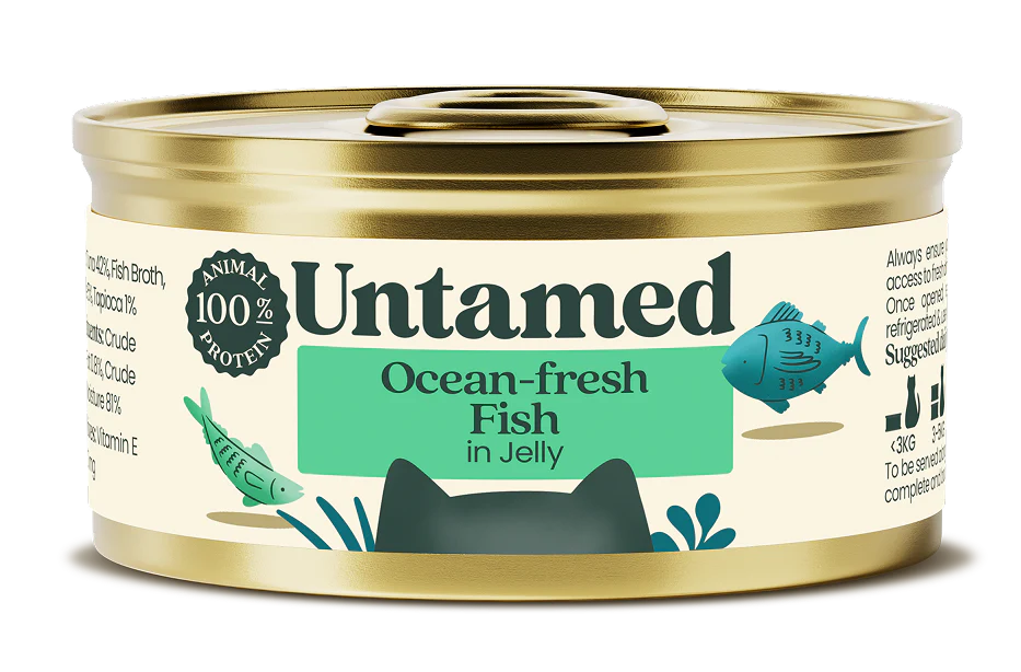 Untamed wet cat food- IN JELLY